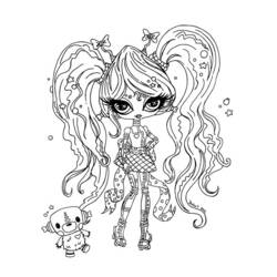 Dibujo para colorear: Monster High (Dibujos Animados y Series Animadas) #24873 - Dibujos para Colorear e Imprimir Gratis
