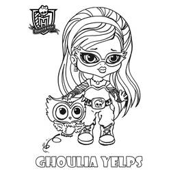 Dibujo para colorear: Monster High (Dibujos Animados y Series Animadas) #24883 - Dibujos para Colorear e Imprimir Gratis