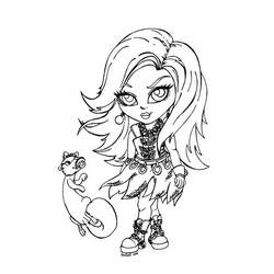Dibujo para colorear: Monster High (Dibujos Animados y Series Animadas) #24888 - Dibujos para Colorear e Imprimir Gratis
