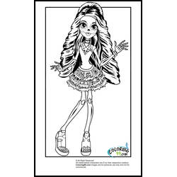 Dibujo para colorear: Monster High (Dibujos Animados y Series Animadas) #24919 - Dibujos para Colorear e Imprimir Gratis