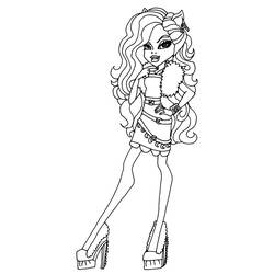 Dibujo para colorear: Monster High (Dibujos Animados y Series Animadas) #24924 - Dibujos para Colorear e Imprimir Gratis