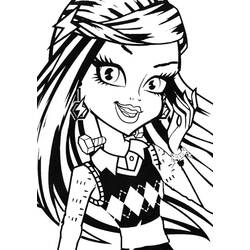 Dibujo para colorear: Monster High (Dibujos Animados y Series Animadas) #24940 - Dibujos para Colorear e Imprimir Gratis