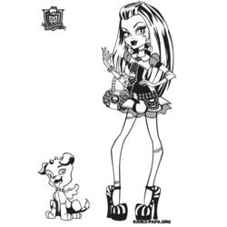 Dibujo para colorear: Monster High (Dibujos Animados y Series Animadas) #24949 - Dibujos para Colorear e Imprimir Gratis
