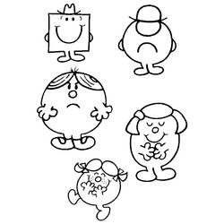 Dibujo para colorear: Mr. Men Show (Dibujos Animados y Series Animadas) #45485 - Dibujos para Colorear e Imprimir Gratis