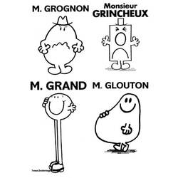 Dibujo para colorear: Mr. Men Show (Dibujos Animados y Series Animadas) #45494 - Dibujos para Colorear e Imprimir Gratis