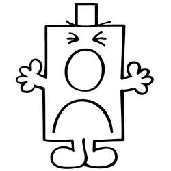 Dibujo para colorear: Mr. Men Show (Dibujos Animados y Series Animadas) #45544 - Dibujos para Colorear e Imprimir Gratis