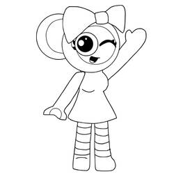 Dibujo para colorear: Mundo de Dandy (Dibujos Animados y Series Animadas) #215306 - Dibujos para Colorear e Imprimir Gratis