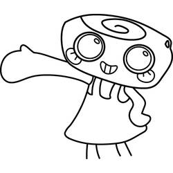 Dibujo para colorear: Mundo de Dandy (Dibujos Animados y Series Animadas) #215312 - Dibujos para Colorear e Imprimir Gratis