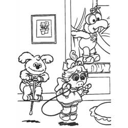 Dibujo para colorear: Muppets (Dibujos Animados y Series Animadas) #31941 - Dibujos para Colorear e Imprimir Gratis