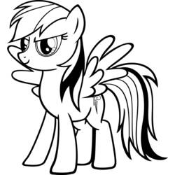 Dibujo para colorear: My Little Pony (Dibujos Animados y Series Animadas) #41882 - Dibujos para Colorear e Imprimir Gratis