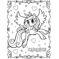 Dibujo para colorear: My Little Pony (Dibujos Animados y Series Animadas) #41891 - Dibujos para Colorear e Imprimir Gratis