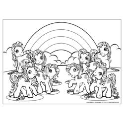 Dibujo My Little Pony (Dibujos Animados y Series Animadas) #41903 para imprimir y colorear