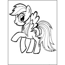 Dibujo para colorear: My Little Pony (Dibujos Animados y Series Animadas) #41912 - Dibujos para Colorear e Imprimir Gratis