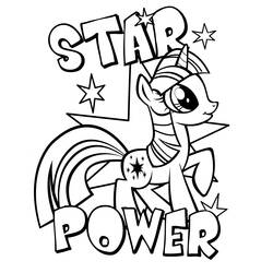 Dibujo para colorear: My Little Pony (Dibujos Animados y Series Animadas) #41993 - Dibujos para Colorear e Imprimir Gratis