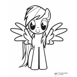 Dibujo para colorear: My Little Pony (Dibujos Animados y Series Animadas) #41998 - Dibujos para Colorear e Imprimir Gratis