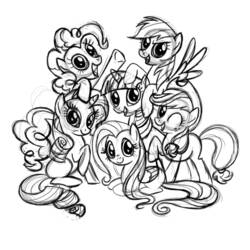 Dibujo para colorear: My Little Pony (Dibujos Animados y Series Animadas) #42192 - Dibujos para Colorear e Imprimir Gratis