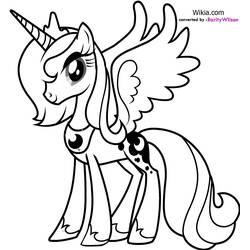Dibujo para colorear: My Little Pony (Dibujos Animados y Series Animadas) #42209 - Dibujos para Colorear e Imprimir Gratis