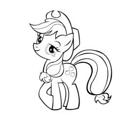 Dibujo para colorear: My Little Pony (Dibujos Animados y Series Animadas) #42212 - Dibujos para Colorear e Imprimir Gratis