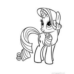 Dibujo para colorear: My Little Pony (Dibujos Animados y Series Animadas) #42215 - Dibujos para Colorear e Imprimir Gratis