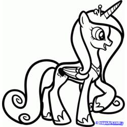 Dibujo para colorear: My Little Pony (Dibujos Animados y Series Animadas) #42219 - Dibujos para Colorear e Imprimir Gratis