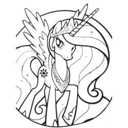 Dibujo para colorear: My Little Pony (Dibujos Animados y Series Animadas) #42222 - Dibujos para Colorear e Imprimir Gratis