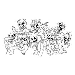 Dibujo para colorear: Nightmare Critters (Dibujos Animados y Series Animadas) #218823 - Dibujos para Colorear e Imprimir Gratis