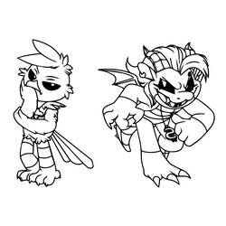 Dibujo para colorear: Nightmare Critters (Dibujos Animados y Series Animadas) #218826 - Dibujos para Colorear e Imprimir Gratis