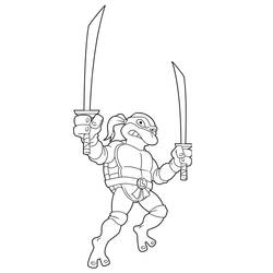 Dibujo para colorear: Ninja Turtle (Dibujos Animados y Series Animadas) #183755 - Dibujos para Colorear e Imprimir Gratis