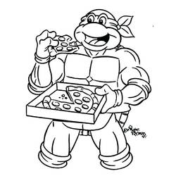 Dibujo para colorear: Ninja Turtle (Dibujos Animados y Series Animadas) #183760 - Dibujos para Colorear e Imprimir Gratis