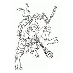 Dibujo para colorear: Ninja Turtle (Dibujos Animados y Series Animadas) #183761 - Dibujos para Colorear e Imprimir Gratis