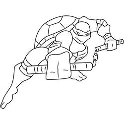 Dibujo para colorear: Ninja Turtle (Dibujos Animados y Series Animadas) #183763 - Dibujos para Colorear e Imprimir Gratis