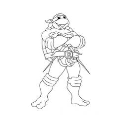 Dibujo para colorear: Ninja Turtle (Dibujos Animados y Series Animadas) #183771 - Dibujos para Colorear e Imprimir Gratis