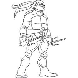 Dibujo para colorear: Ninja Turtle (Dibujos Animados y Series Animadas) #183772 - Dibujos para Colorear e Imprimir Gratis