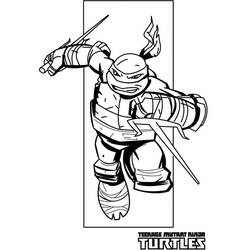Dibujo para colorear: Ninja Turtle (Dibujos Animados y Series Animadas) #183774 - Dibujos para Colorear e Imprimir Gratis