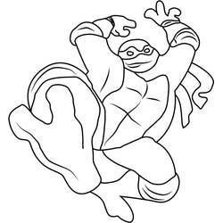 Dibujo para colorear: Ninja Turtle (Dibujos Animados y Series Animadas) #183776 - Dibujos para Colorear e Imprimir Gratis