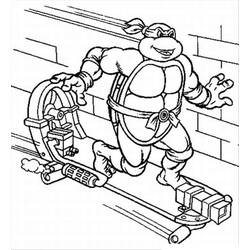 Dibujo para colorear: Ninja Turtle (Dibujos Animados y Series Animadas) #183778 - Dibujos para Colorear e Imprimir Gratis