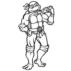 Dibujo para colorear: Ninja Turtle (Dibujos Animados y Series Animadas) #183779 - Dibujos para Colorear e Imprimir Gratis