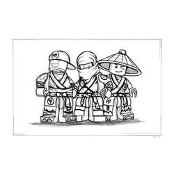 Dibujo para colorear: Ninjago (Dibujos Animados y Series Animadas) #24028 - Dibujos para Colorear e Imprimir Gratis