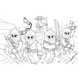 Dibujo para colorear: Ninjago (Dibujos Animados y Series Animadas) #24029 - Dibujos para Colorear e Imprimir Gratis