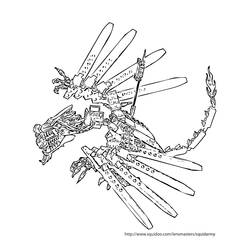 Dibujo para colorear: Ninjago (Dibujos Animados y Series Animadas) #24042 - Dibujos para Colorear e Imprimir Gratis
