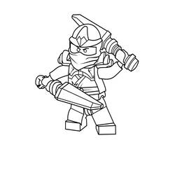 Dibujo para colorear: Ninjago (Dibujos Animados y Series Animadas) #24048 - Dibujos para Colorear e Imprimir Gratis