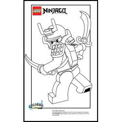 Dibujo para colorear: Ninjago (Dibujos Animados y Series Animadas) #24051 - Dibujos para Colorear e Imprimir Gratis