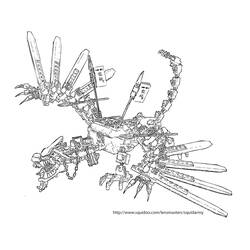 Dibujo para colorear: Ninjago (Dibujos Animados y Series Animadas) #24059 - Dibujos para Colorear e Imprimir Gratis
