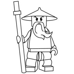 Dibujo para colorear: Ninjago (Dibujos Animados y Series Animadas) #24163 - Dibujos para Colorear e Imprimir Gratis