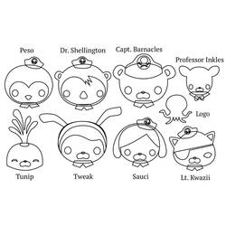 Dibujo para colorear: Octonauts (Dibujos Animados y Series Animadas) #178666 - Dibujos para Colorear e Imprimir Gratis