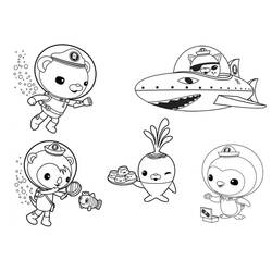 Dibujo para colorear: Octonauts (Dibujos Animados y Series Animadas) #178674 - Dibujos para Colorear e Imprimir Gratis