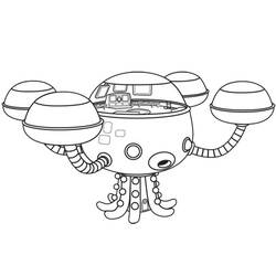 Dibujo para colorear: Octonauts (Dibujos Animados y Series Animadas) #40564 - Dibujos para Colorear e Imprimir Gratis