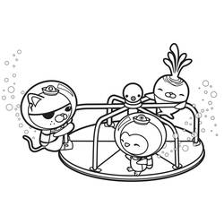 Dibujo para colorear: Octonauts (Dibujos Animados y Series Animadas) #40567 - Dibujos para Colorear e Imprimir Gratis