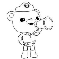 Dibujo para colorear: Octonauts (Dibujos Animados y Series Animadas) #40570 - Dibujos para Colorear e Imprimir Gratis