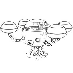 Dibujo para colorear: Octonauts (Dibujos Animados y Series Animadas) #40581 - Dibujos para Colorear e Imprimir Gratis